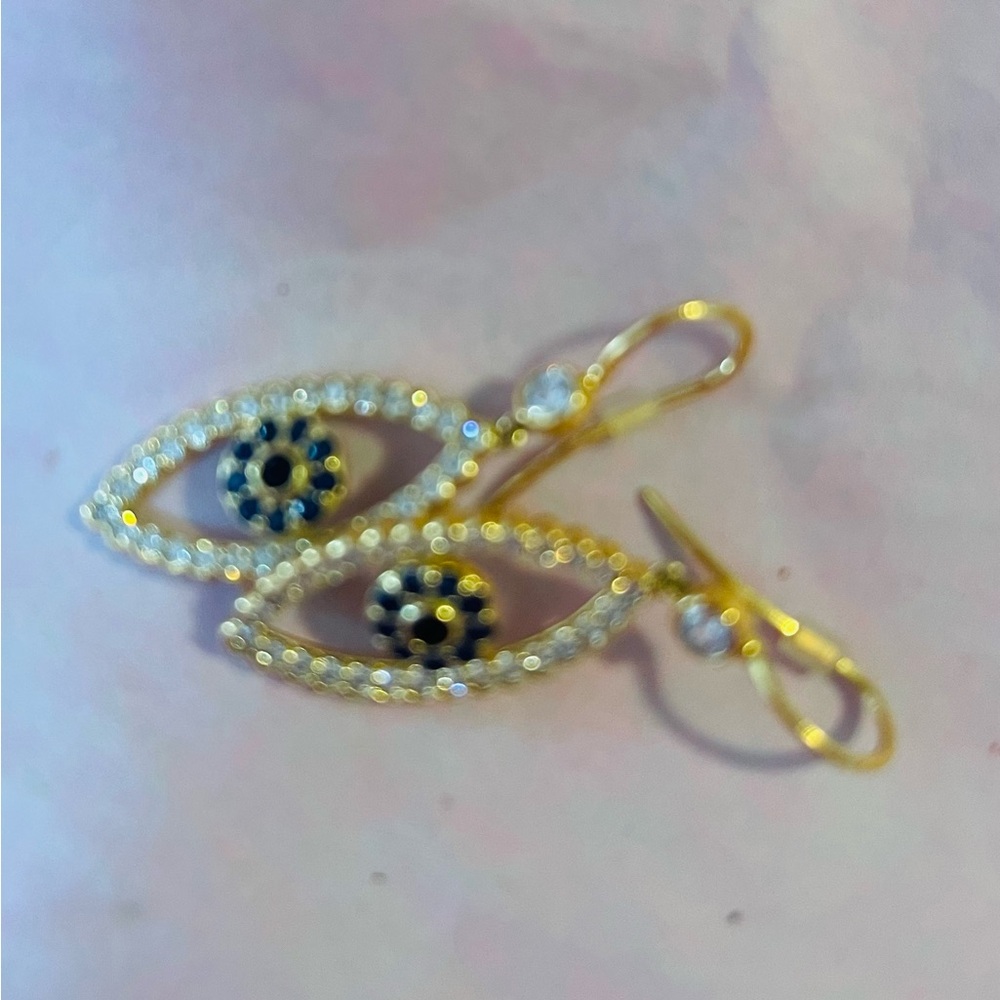 Sonia Bitton Evil Eye Earrings - Picture 4 of 5